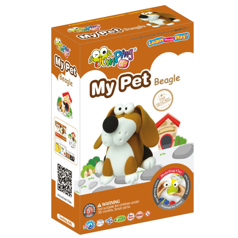 JUMPING CLAY My pet -beagle