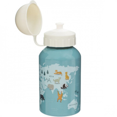 Sass & Belle Μεταλλικό Παγούρι 300ml ζώα όλου του κόσμου