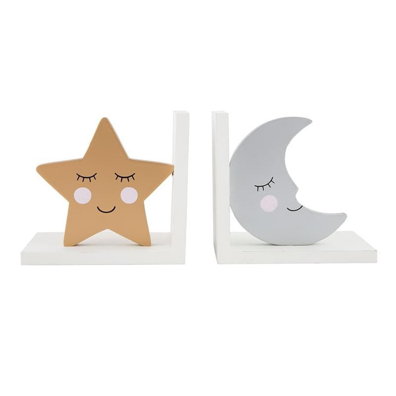 Sass & Belle Σετ 2 Βιβλιοστάτες Sweet Dreams Star & Moon