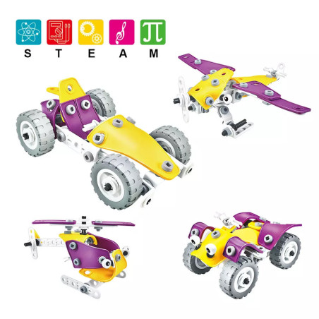 BUILD & PLAY SET κατασκευών 4 σε 1