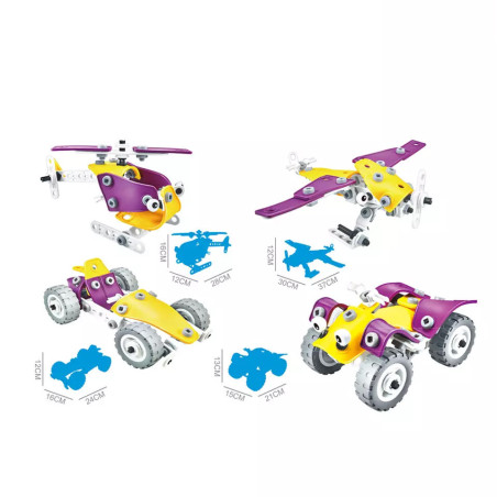 BUILD & PLAY SET κατασκευών 4 σε 1