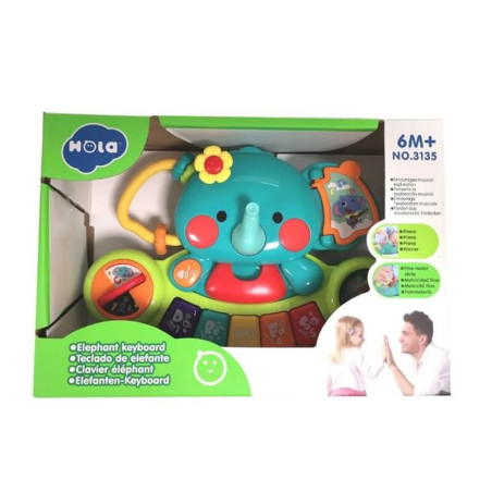 Hola Toys Πιάνο Ελεφαντάκι(open box)