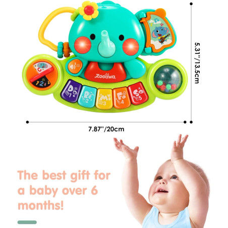 Hola Toys Πιάνο Ελεφαντάκι(open box)