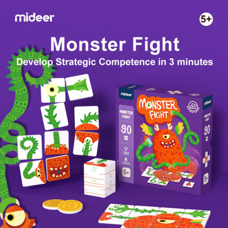 Mideer Επιτραπέζιο Παιχνίδι Monster Fight για 2-4 Παίκτες 5+ Ετών