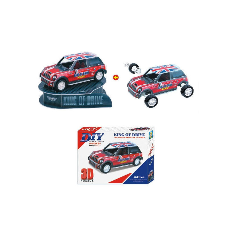 3d friction jeep racing-car