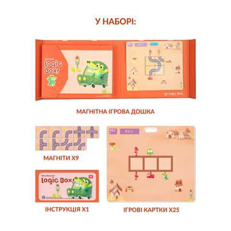 ToiWorld επιτραπέζιο παιχνίδι logic box busy cars