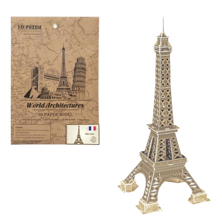 3d puzzle πυργος του aιφελ slim
