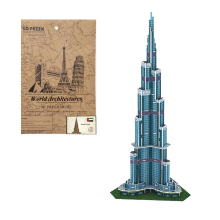 3d puzzle πυργος χαλιφα (slim)