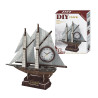 intellingent puzzle clock- sailing boat