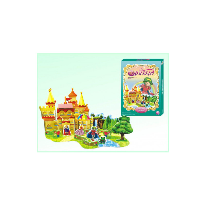3d puzzle ο πριγγιπας βατραχος