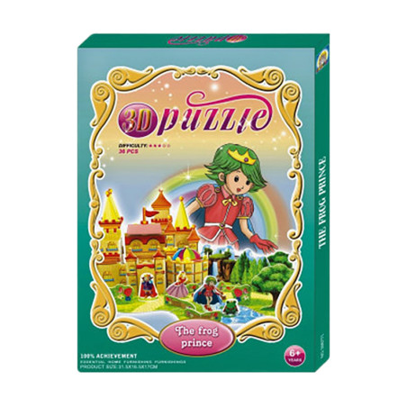 3d puzzle ο πριγγιπας βατραχος