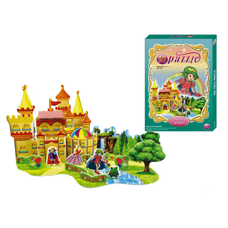 3d puzzle ο πριγγιπας βατραχος