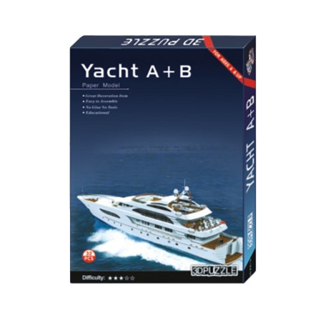 3d puzzle yacht a+b