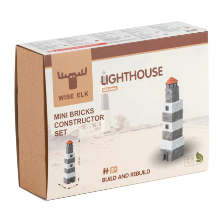 WiseElk κεραμική κατασκευή lghthouse (450)