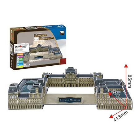 3d puzzle μουσειο του λουβρου