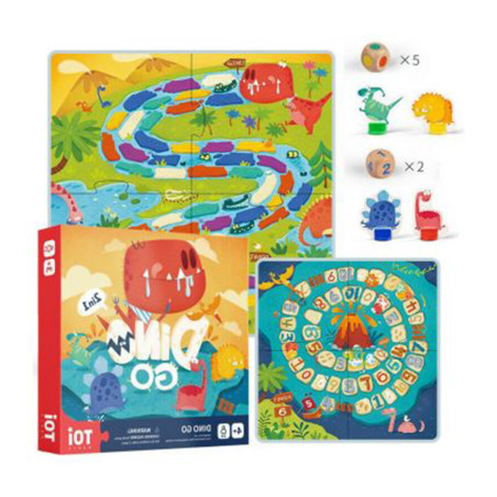 ToiWorld επιτραπέζιο παιχνίδι dino go 2 in 1