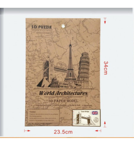 3d puzzle γεφυρα λονδινου slim