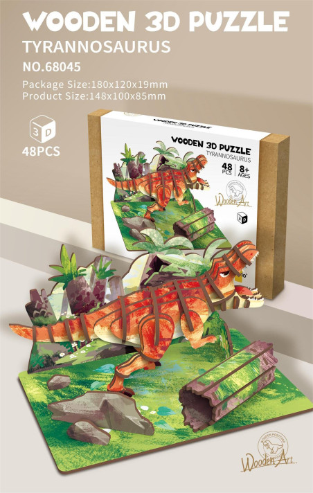 3D PUZZLE  Τυραννόσαυρος