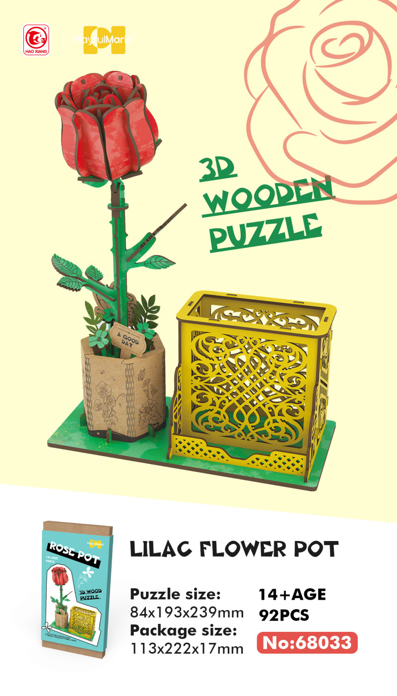 3D PUZZLE τριαντάφυλλο...