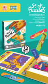 Stick puzzle Ζώα της ζούγκλας