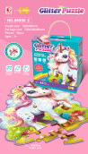 PUZZLE GLITTER UNICORN