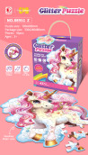 PUZZLE GLITTER UNICORN