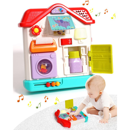 HOLA Βρεφικό Παιχνίδι Αισθητηριακό Σπιτάκι Montessori