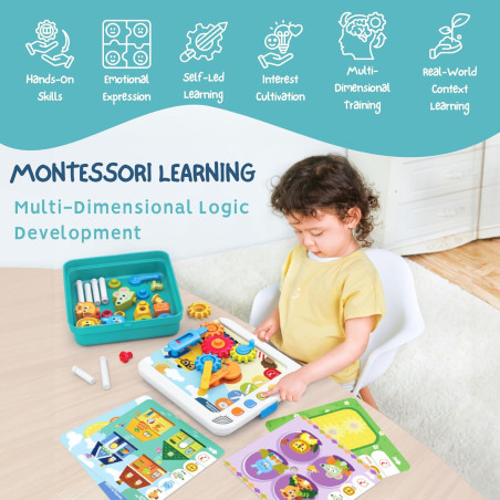 HOLA Εκπαιδευτικό Παιχνίδι Montessori 5 σε 1