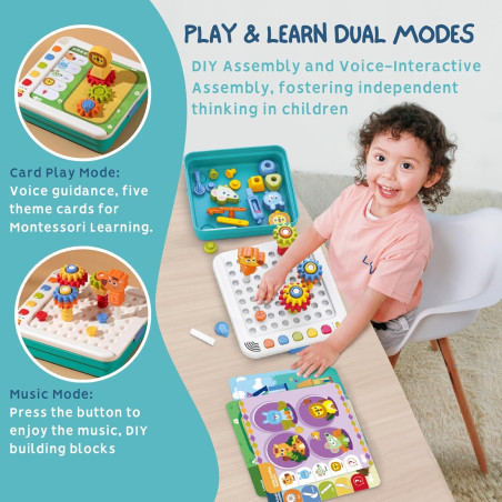 HOLA Εκπαιδευτικό Παιχνίδι Montessori 5 σε 1
