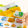 Mideer Επαναχρησιμοποιούμενα Αφρώδη Αυτοκόλλητα Η Πόλη των Ζώων