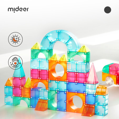 Mideer Μαγνητικά Πλακίδια με σύστημα Quick Click