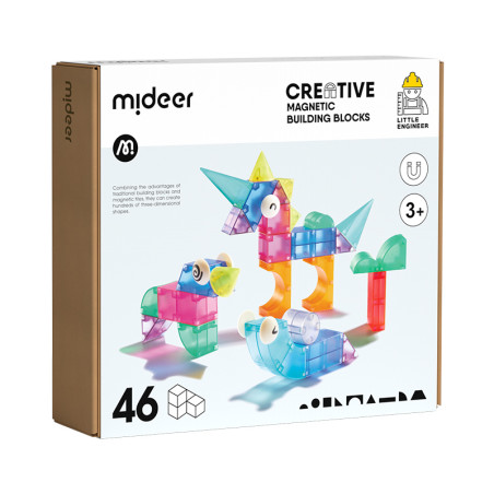 Mideer Μαγνητικά Πλακίδια με σύστημα Quick Click