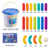 Mideer Rainbow Magnetic Building Stick 100P