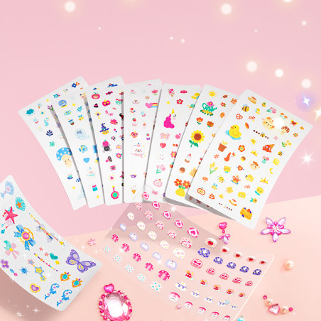 Mideer Παιδικό σετ με Nail Sticker, τατουάζ, αυτοκόλλητα και διακοσμητικά