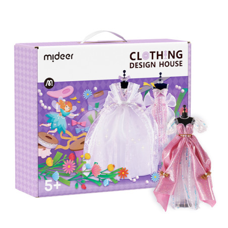 Mideer Σετ DIY Ραψίματος / Felt Σχεδίαση Ρούχων για Κορίτσια