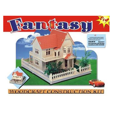Συναρμολογούμενη Κατασκευή: Κουκλόσπιτο Fantasy Villa