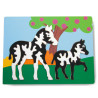 Ξύλινο Puzzle Ενσφήνωμα Ζέβρες