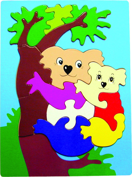 Ξύλινο Puzzle Ενσφήνωμα Koάλα
