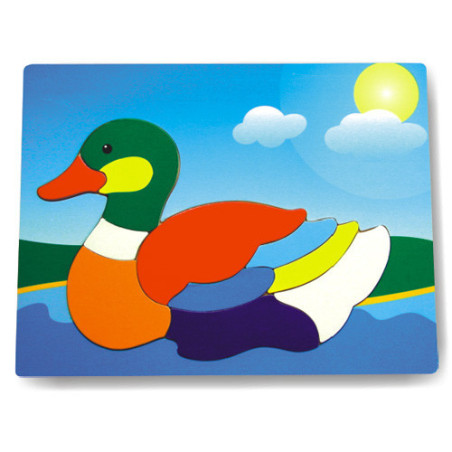 Ξύλινο Puzzle Ενσφήνωμα Πάπια