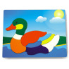 Ξύλινο Puzzle Ενσφήνωμα Πάπια