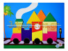 Ξύλινο Puzzle Ενσφήνωμα Τρενάκι