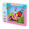 Ξύλινο Puzzle Ενσφήνωμα Σαλιγκάρiα