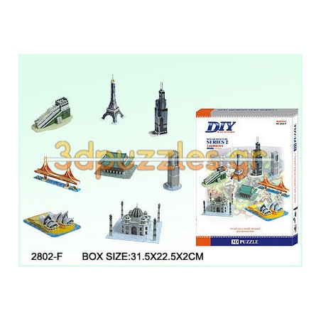Αρχιτεκτονικά Κτίρια  3D Puzzle