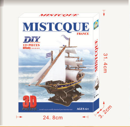 Καράβι Mistique Γαλλία 3D Puzzle