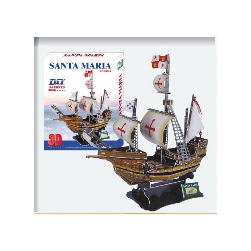 Σάντα Μαρία 3D Puzzle