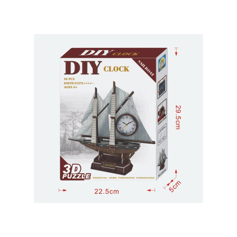 Καραβι+Ρολοι 3D Puzzle