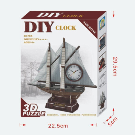 Καραβι+Ρολοι 3D Puzzle