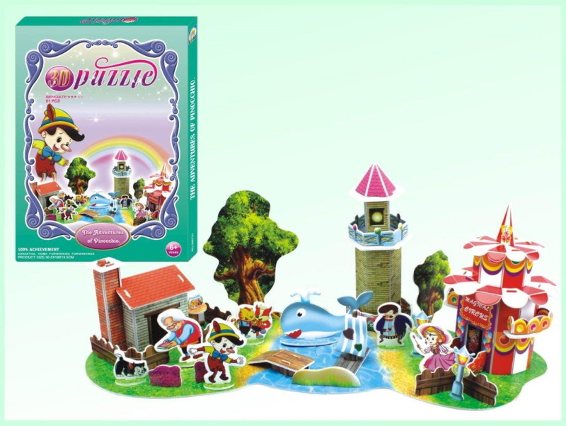 Η Ιστορία Του Πινόκιο 3D Puzzle
