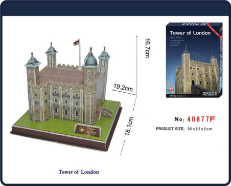 Πύργος Λονδίνου Μ 3D Puzzle