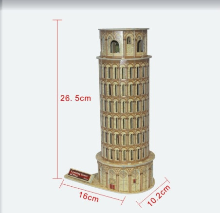 Πύργος Της  Πίζας Μ 3D Puzzle